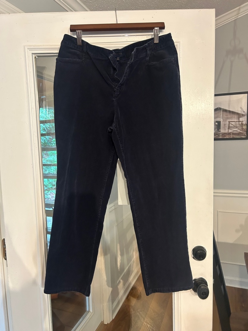 Talbots Navy Corduroy Pants
